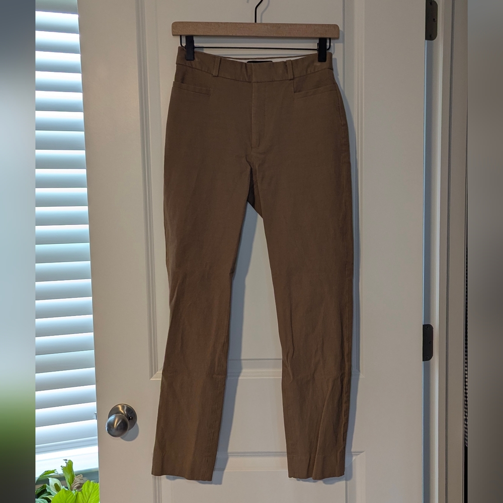 Banana Republic Women's Tan Hi-Rise Sloan Pants